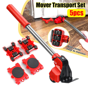 Furniture Moving Transport Roller Set (5 Pcs)