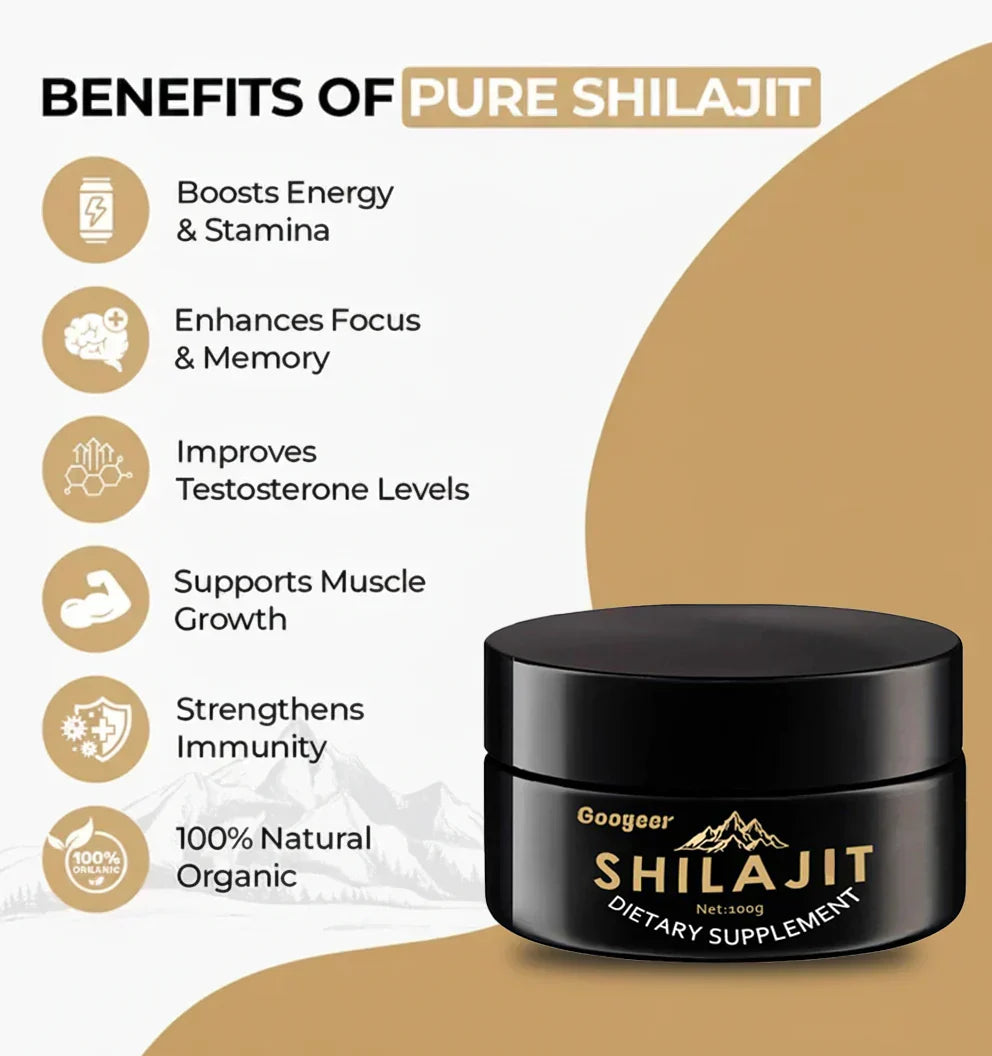Googeer Shilajit Natural Healthy (100g)