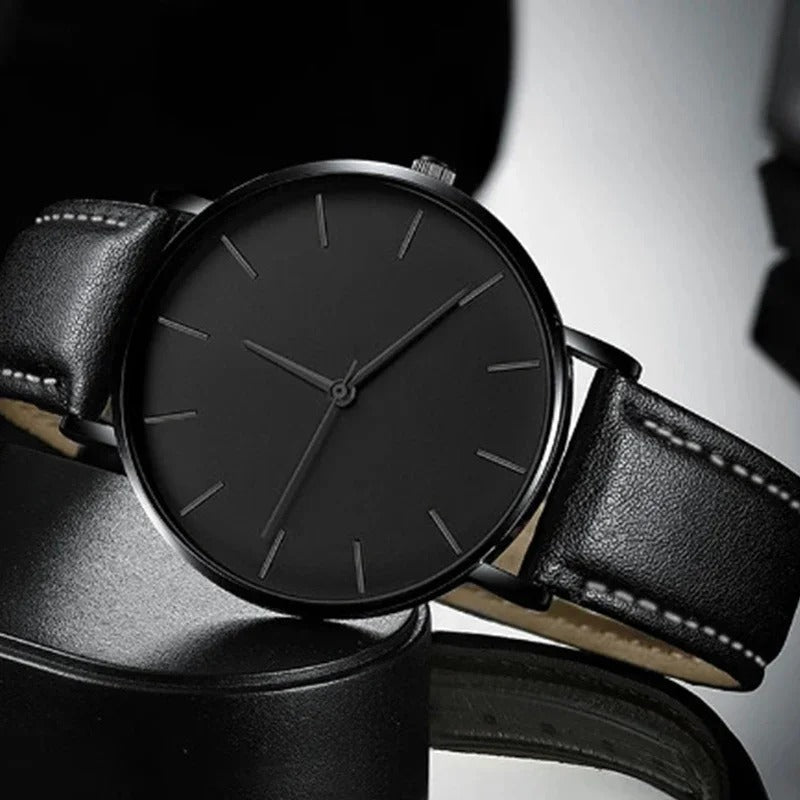 Simple Ultra Thin Men's Watch Top Brand Fashion Analog Quartz
